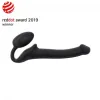 Strap-On Semi-Realiste Bendable Noir - S