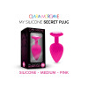 My Silicone Secret Plug MEDIUM PINK