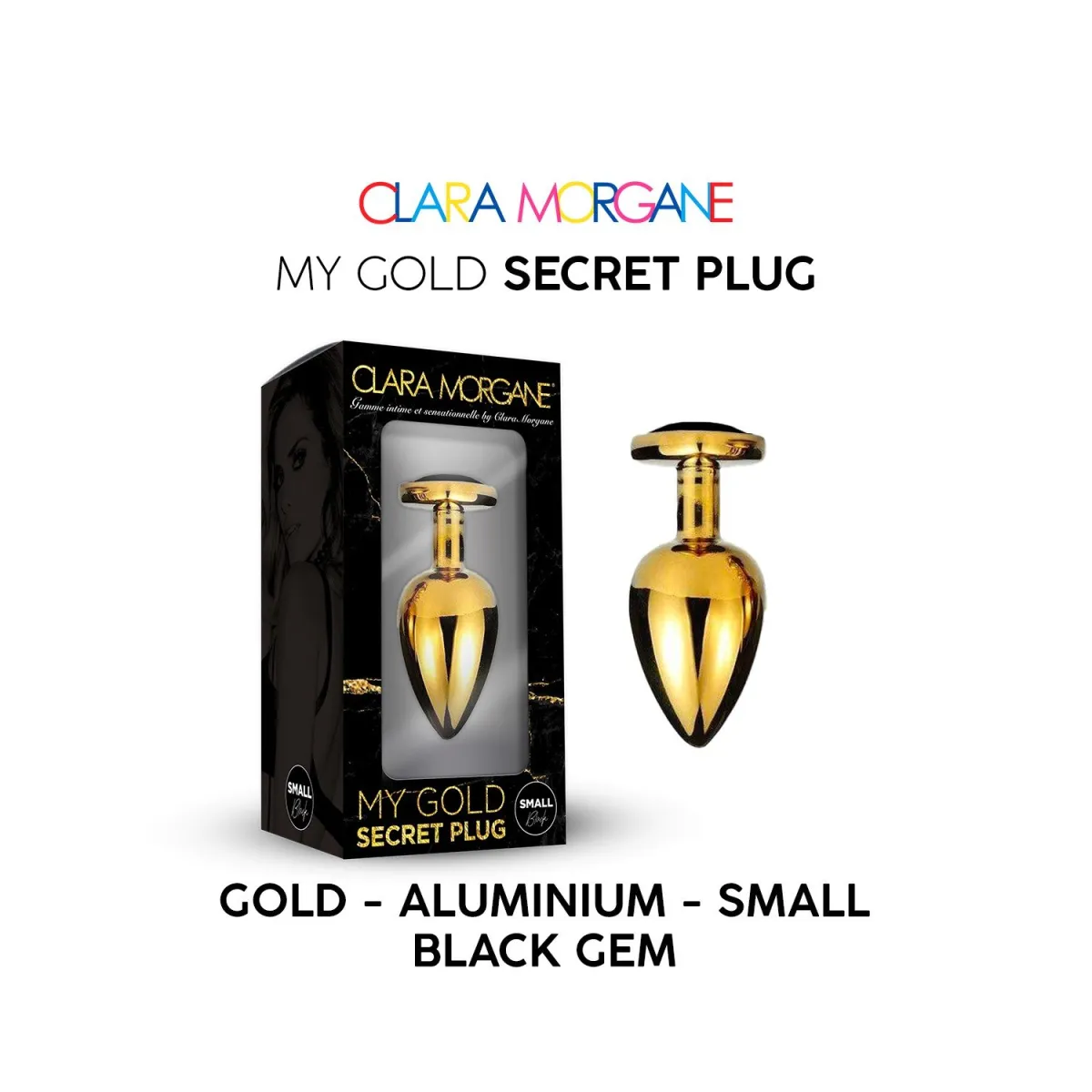 My GOLD Secret Plug SMALL BLACK