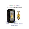 My GOLD Secret Plug SMALL BLUE