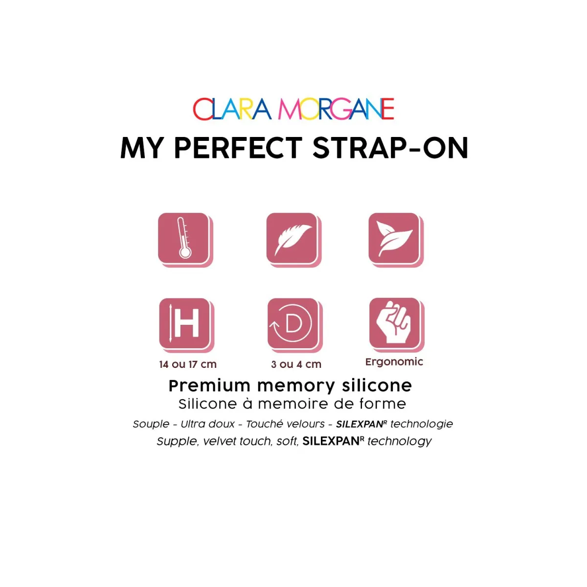 My Perfect Strap On Medium Rose