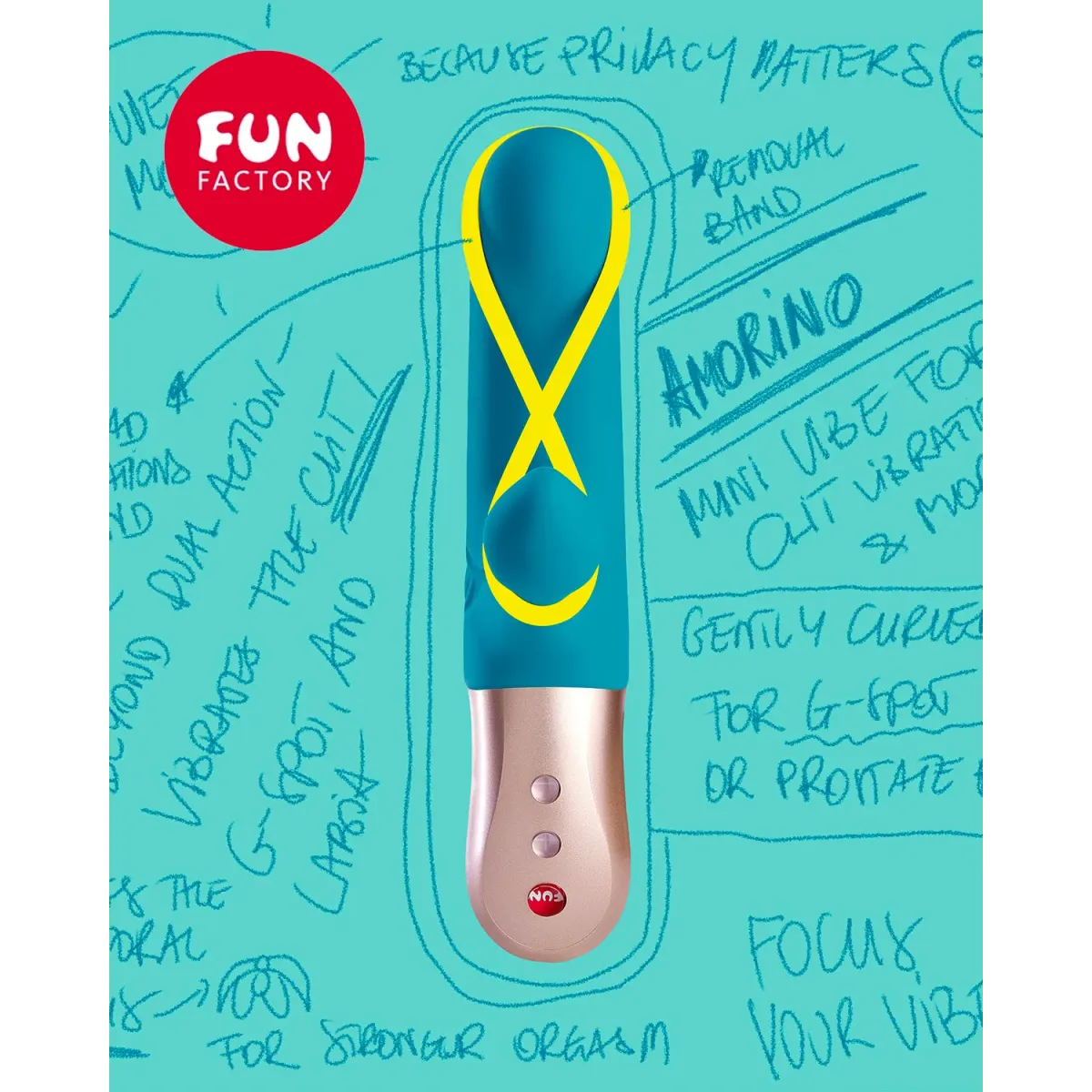 AMORINO petrol/neon yellow