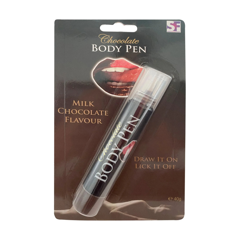 Stylo de peinture corporelle au chocolat