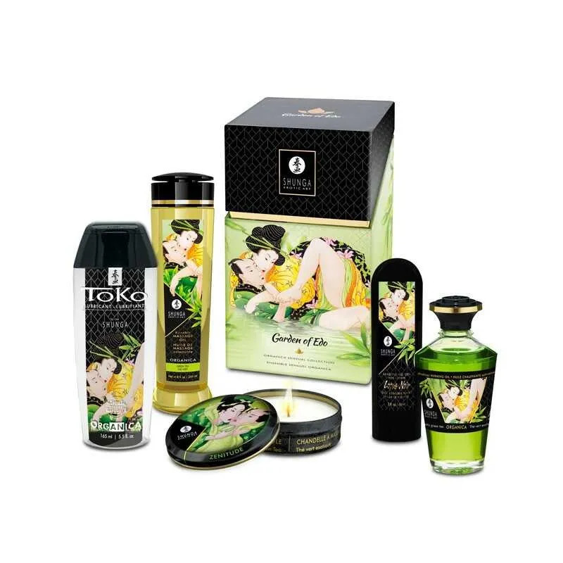 Jardin D'Edo - Ensemble Sensuel Organica - Coffret De 5 Produits Sens