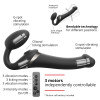 MULTI ORGASM BENDABLE STRAP-ON - L - NOIR -