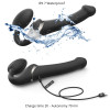 MULTI ORGASM BENDABLE STRAP-ON - L - NOIR -