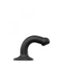 Dildo Dual Density Semi-Realiste Bendable Noir - S