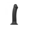 Dildo Dual Density Semi-Realiste Bendable Noir - XL