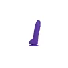Soft Realistic Dildo Purple - Xl -