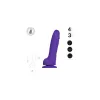 Soft Realistic Dildo Purple - Xl -