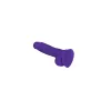 Soft Realistic Dildo Purple - Xl -