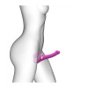 MULTI ORGASM BENDABLE STRAP-ON - S - FUCHSIA -