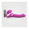 MULTI ORGASM BENDABLE STRAP-ON - L - FUCHSIA -