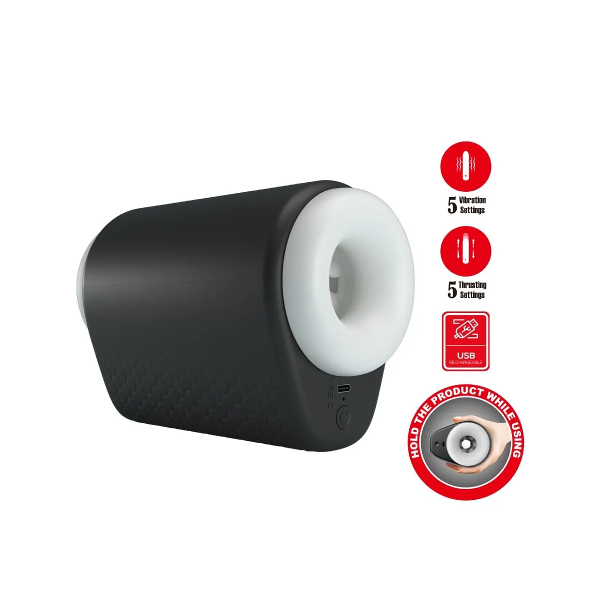 Pretty Love Masturbateur Vibrant Avec Va-Et-Vient