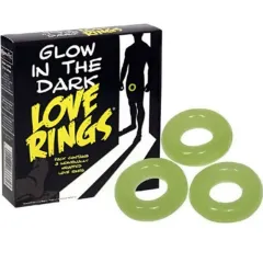 Cockrings love rings glow in the dark x3
