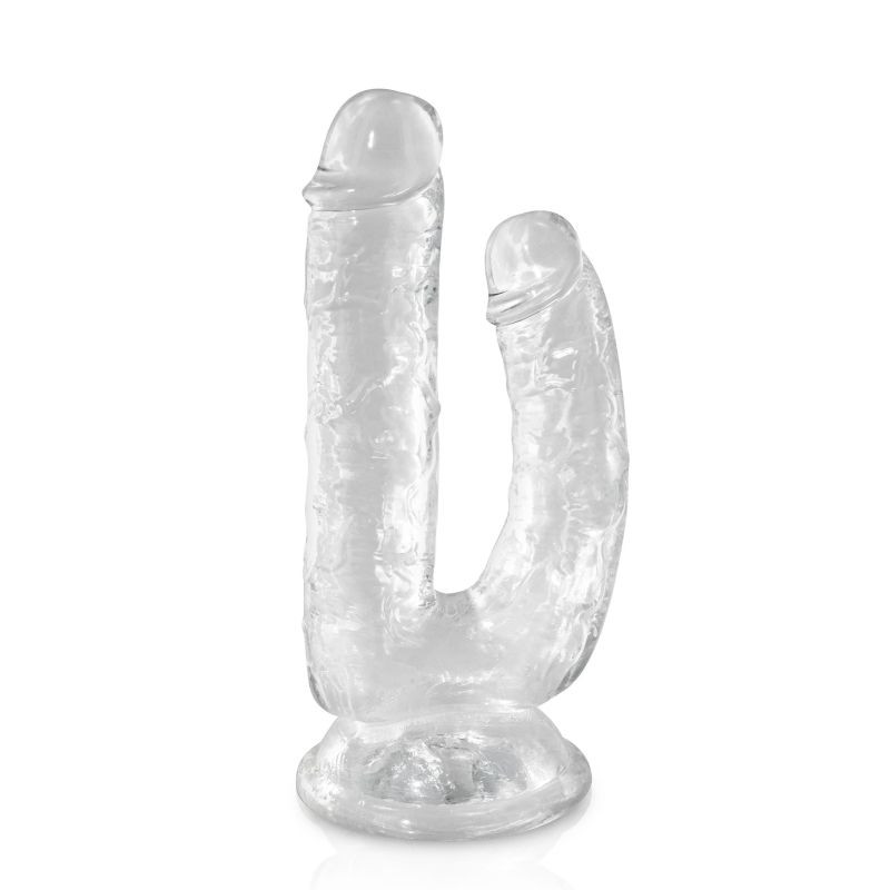Gode double transparent jelly