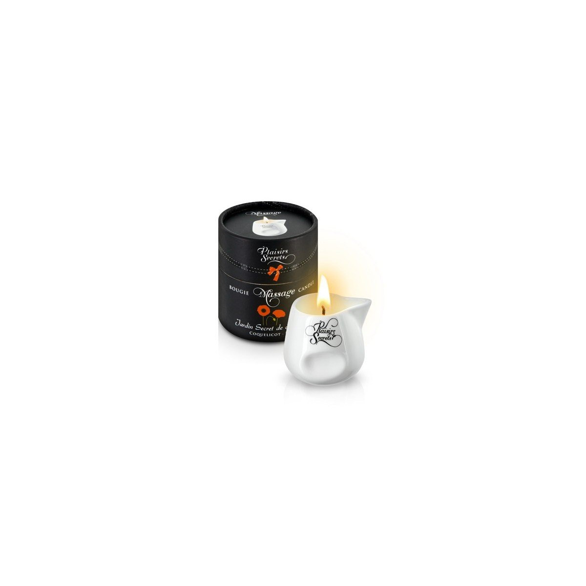 Bougie Massage Coquelicot 80Ml