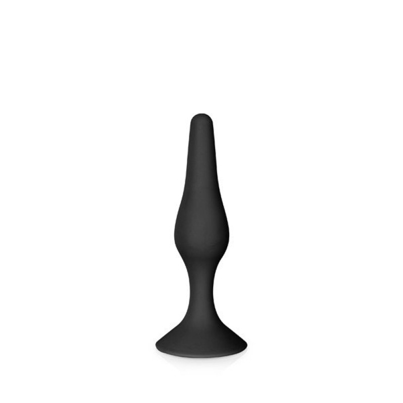 Plug Anal Ventouse Noir Glamy L    
