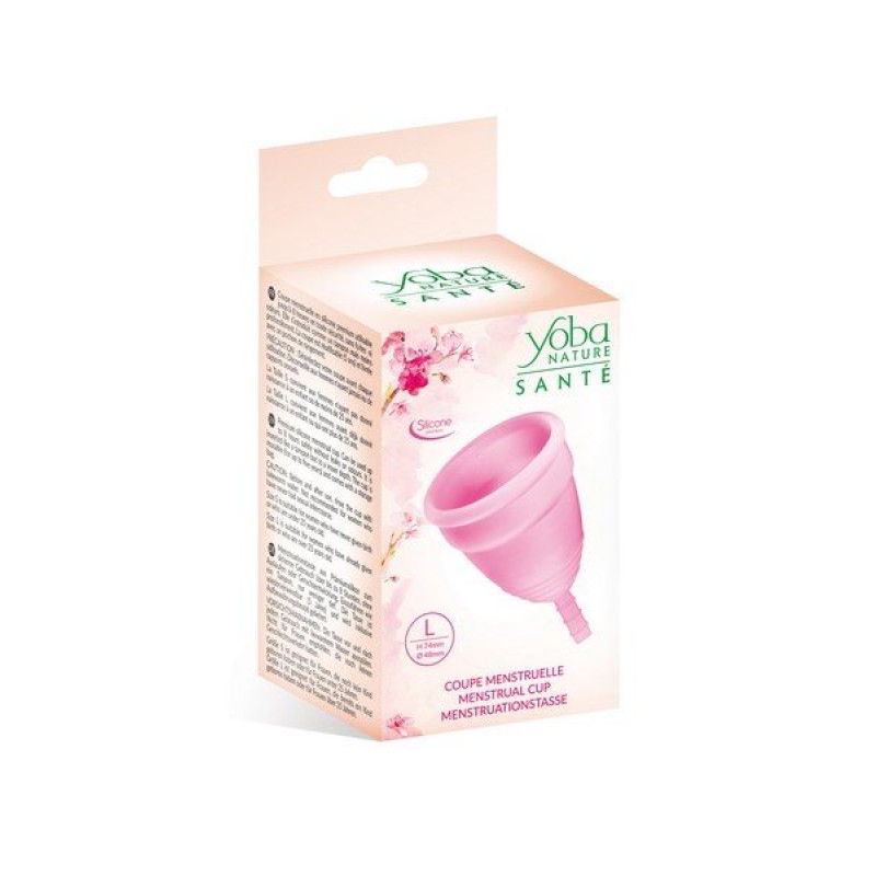 Coupe Menstruelle Taille L Rose Yoba Nature  