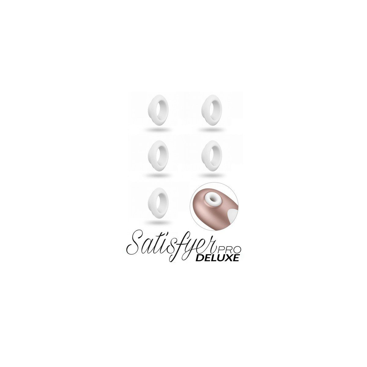 5 Embouts Silicone Satisfyer Pro Deluxe Next Gen