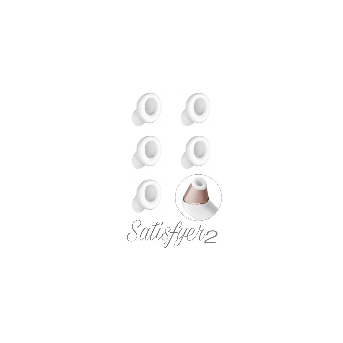 5 puntas de silicona Satisfyer 2 Next Generation