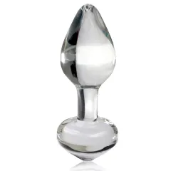 Transparent Glass Anal Dildo Icicles No 44