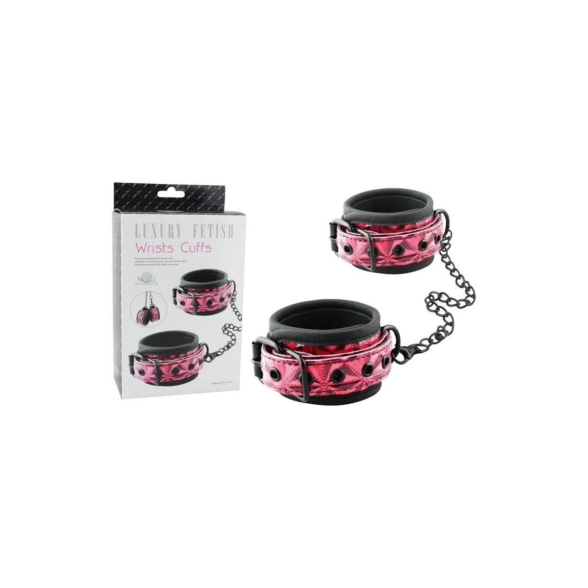 Menottes Pour Poignets Rouge Luxury Fetish