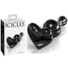 Black Glass Plug Icicles N°74