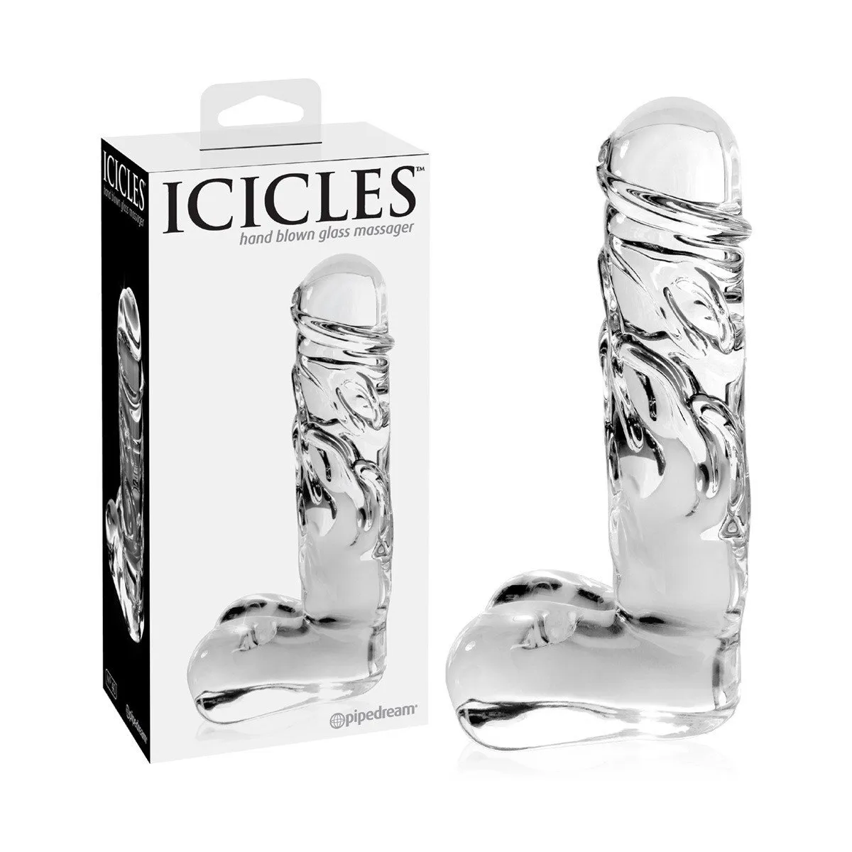 Vidro realista Dildo Icicles No 40