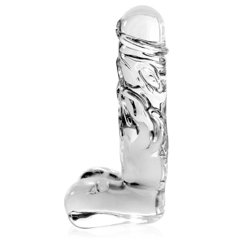 Consolador de vidrio realista Icicles No 40
