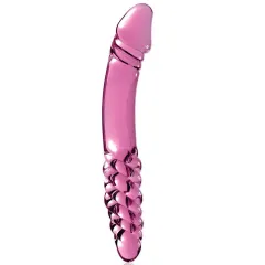 Double Pink Glass Dildo Icicles No 57