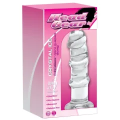 Head Gear Glass Dildo - 11 Cm