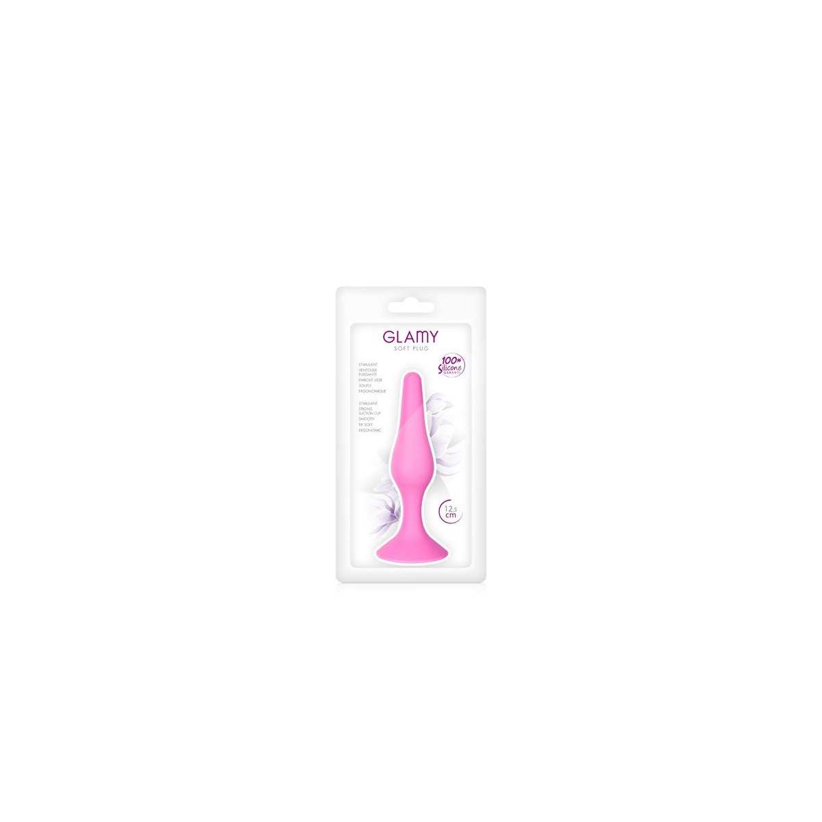 Ventosa Plug Anal Pink Glamy M