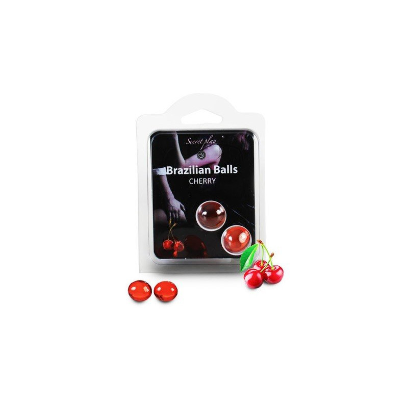 2 Brazilian Balls Cherry (Cerise)