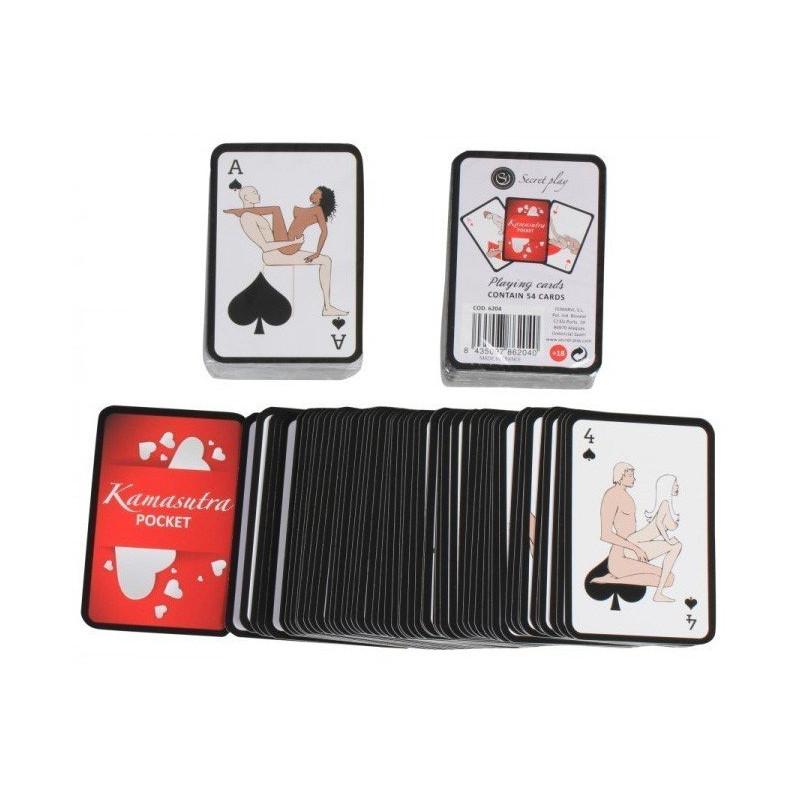 Mini Jeu De Carte Erotique - 54 Cartes
