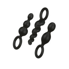 Caixa 3 Plugs Satisfyer Plugs Black