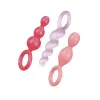 Coffret 3 Plugs Satisfyer Plugs Colors