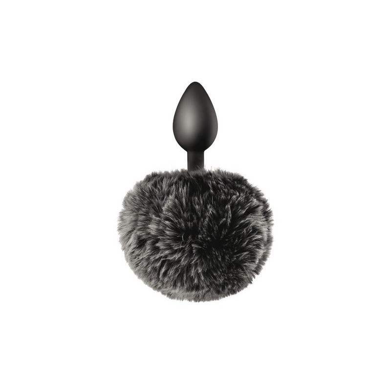 Tapón de cola de conejo negro