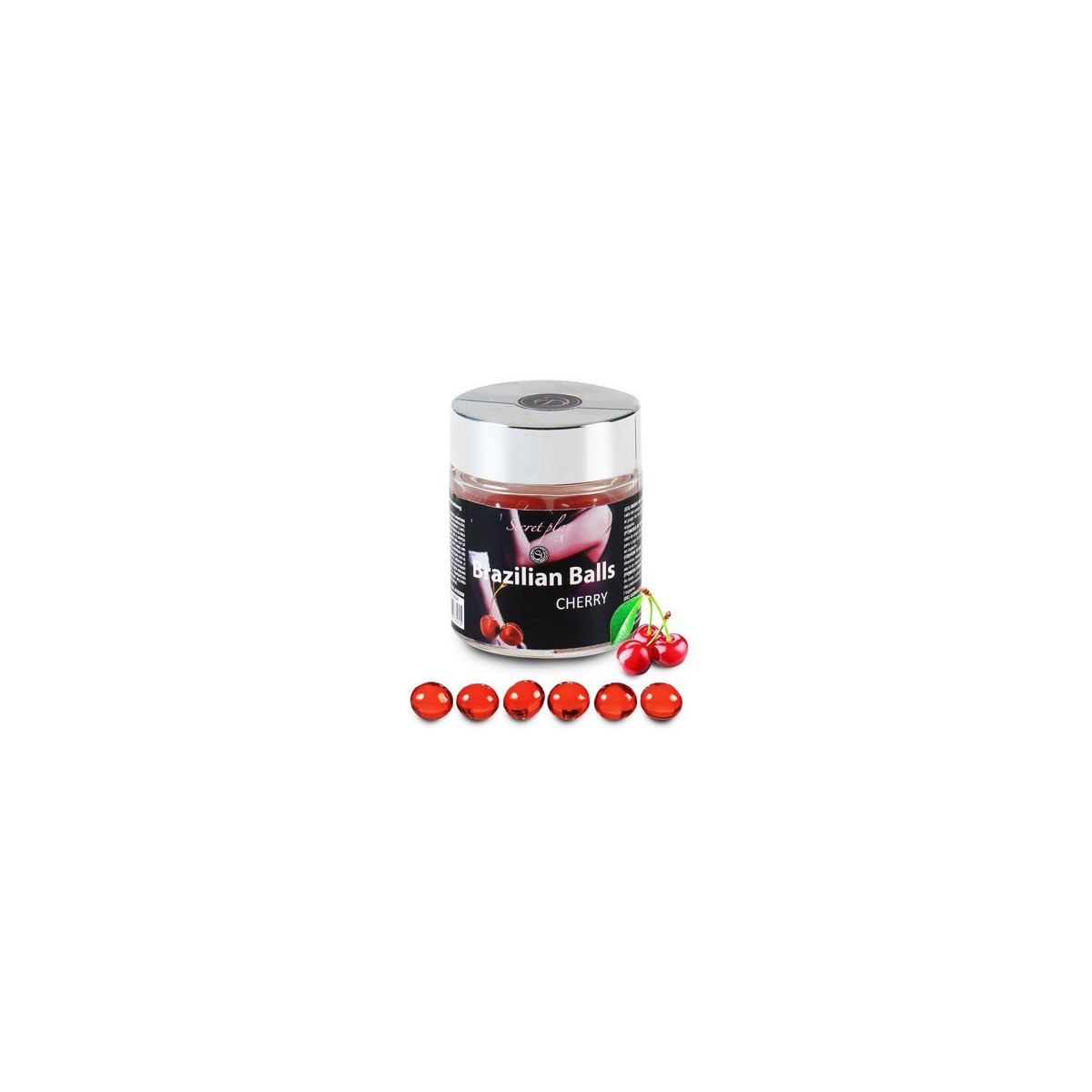 6 Brazilian Balls Cherry