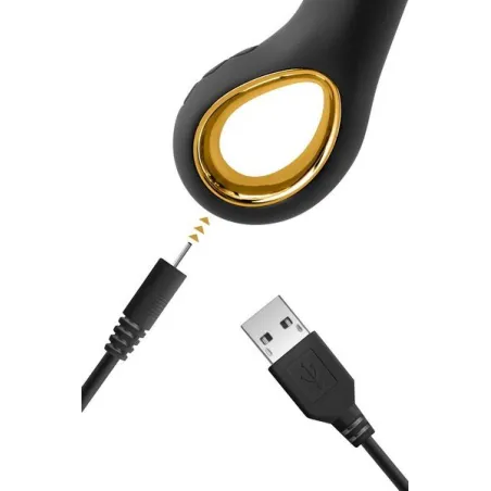 Rabbit My Princess Black Empire Usb Vibrator