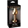 Dildo Anal Luv Plug Striated Fetish Fantasy Gold
