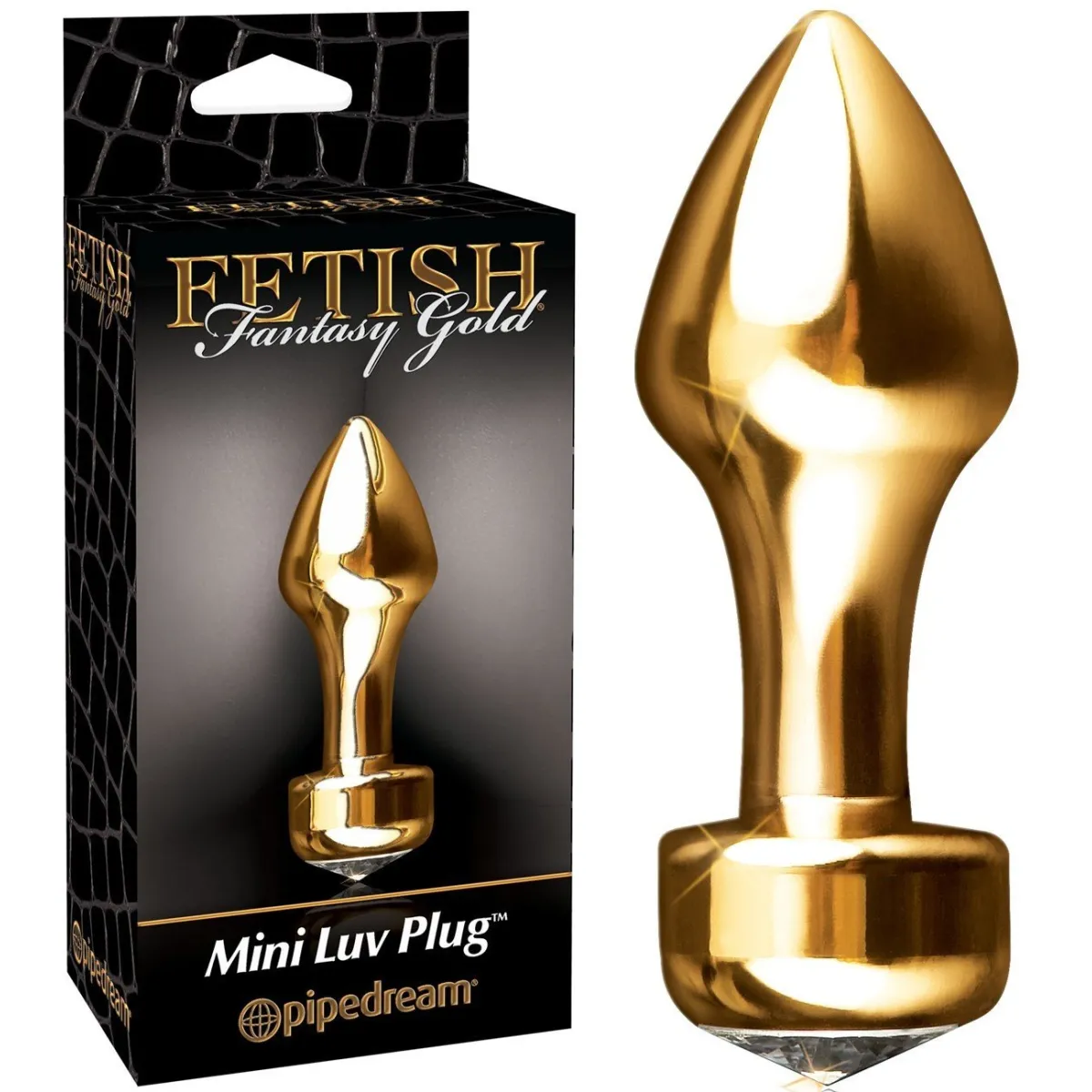 Gode Anal Luv Plug Fetish Fantasy Gold