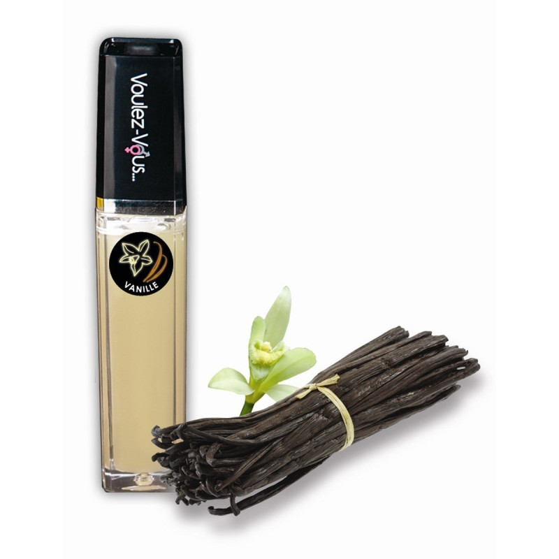 Brilho brilhante com efeito quente frio baunilha - 10 Ml