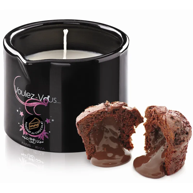 Vela Masaje Gourmet Chocolate Fondant - 180 Gr