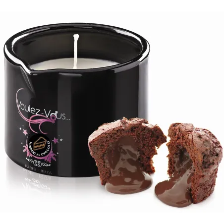 Vela Masaje Gourmet Chocolate Fondant - 180 Gr