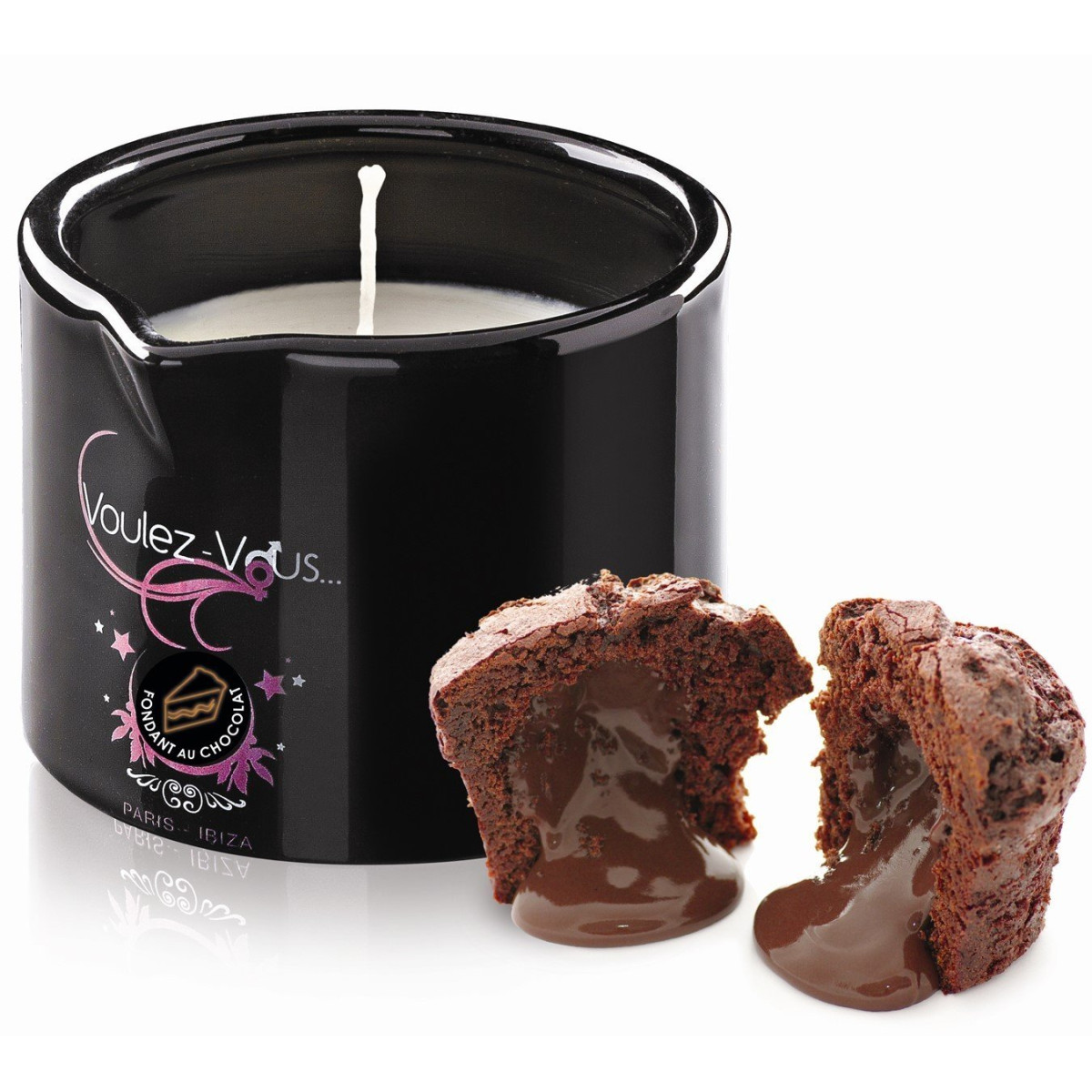 Vela Masaje Gourmet Chocolate Fondant - 180 Gr
