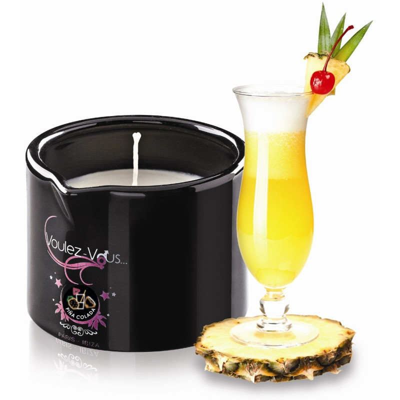 Vela Masaje Gourmet Piña Colada - 180 Gr