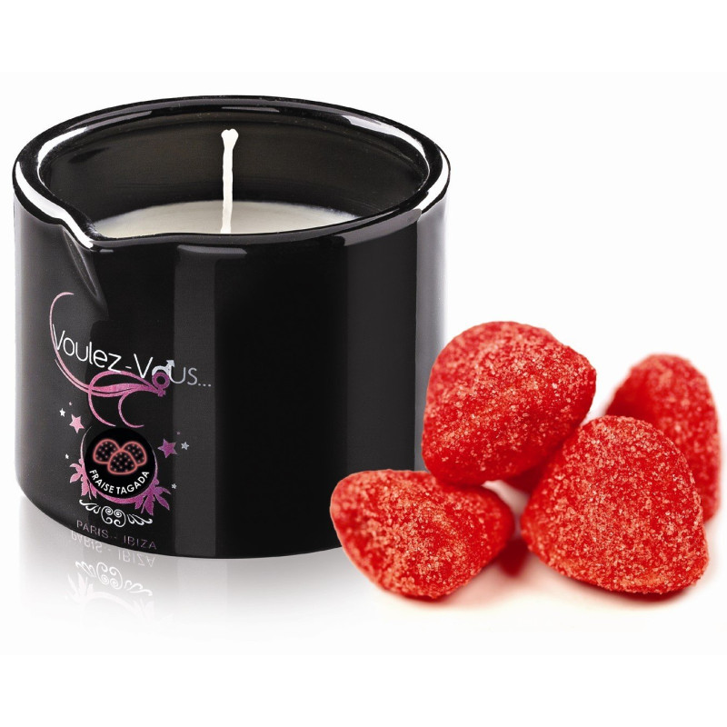 Strawberry Strawberry Massage Candle Tagada - 180 Gr