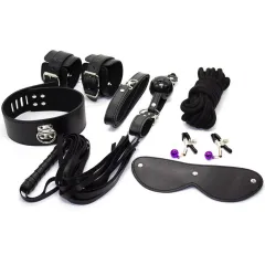 Kit De Bondage Noir Toucher Velouté