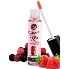 Gloss Vibrant Kiss" Flavor Chewing Gum Strawberry - 6 Gr"